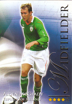 Aiden McGeady Ireland Futera World Football 2010/2011 #604