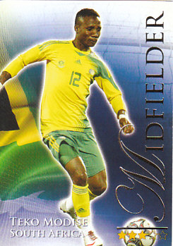 Teko Modise South Africa Futera World Football 2010/2011 #609