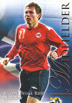 Bjorn Helge Riise Norway Futera World Football 2010/2011 #621