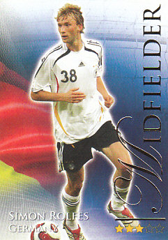 Simon Rolfes Germany Futera World Football 2010/2011 #623