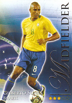 Gilberto Silva Brazil Futera World Football 2010/2011 #631