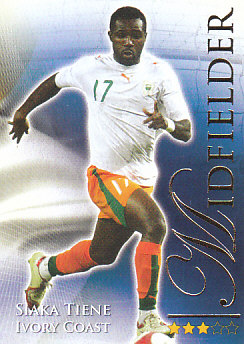 Siaka Tiene Cote D'Ivoire Futera World Football 2010/2011 #637