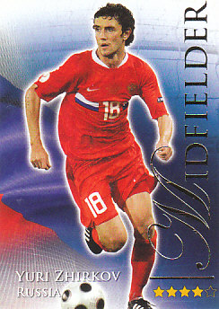 Yuri Zhirkov Russia Futera World Football 2010/2011 #648