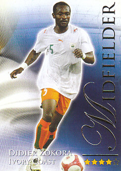 Didier Zokora Cote D'Ivoire Futera World Football 2010/2011 #650