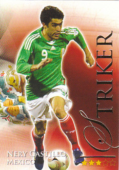 Nery Castillo Mexico Futera World Football 2010/2011 #659