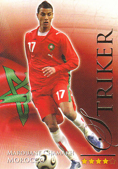 Marouane Chamakh Morocco Futera World Football 2010/2011 #660