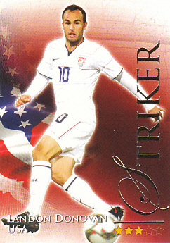 Landon Donovan USA Futera World Football 2010/2011 #666