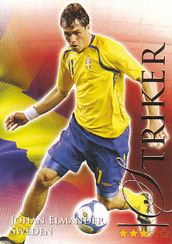 Johan Elmander Sweden Futera World Football 2010/2011 #668