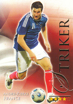 Andre-Pierre Gignac France Futera World Football 2010/2011 #672