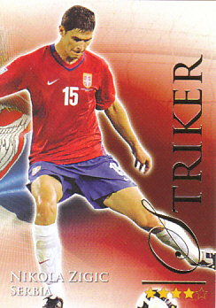 Nikola Zigic Serbia Futera World Football 2010/2011 #700