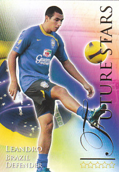 Leandro Brazil Futera World Football 2010/2011 #724