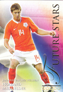 Jan-Arie Van der Heijden Netherlands Futera World Football 2010/2011 #741