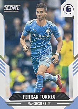 Ferran Torres Manchester City Panini Score Premier League 2021/22 #8