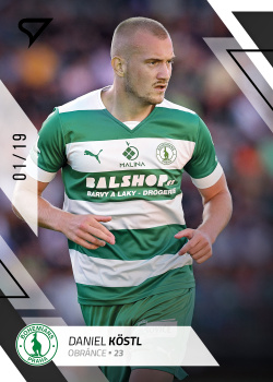 Daniel Kostl Bohemians Praha SportZoo FORTUNA:LIGA 2022/23 1. serie Black /19 #167