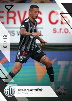 Roman Potocny Ceske Budejovice SportZoo FORTUNA:LIGA 2022/23 1. serie Black /19 #125