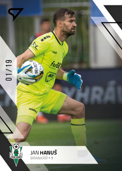Jan Hanus Jablonec SportZoo FORTUNA:LIGA 2022/23 1. serie Black /19 #151