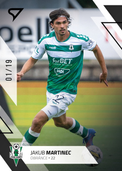 Jakub Martinec Jablonec SportZoo FORTUNA:LIGA 2022/23 1. serie Black /19 #153