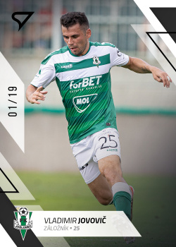 Vladimir Jovovic Jablonec SportZoo FORTUNA:LIGA 2022/23 1. serie Black /19 #158