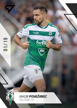 Jakub Povazanec Jablonec SportZoo FORTUNA:LIGA 2022/23 1. serie Black /19 #160