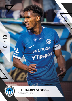 Theo Gebre Selassie Liberec SportZoo FORTUNA:LIGA 2022/23 1. serie Black /19 #104
