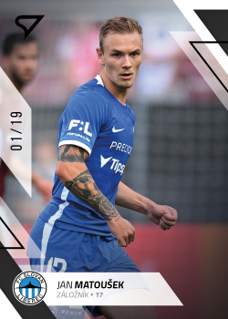 Jan Matousek Liberec SportZoo FORTUNA:LIGA 2022/23 1. serie Black /19 #112