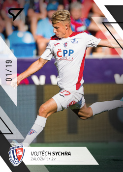 Vojtech Sychra Pardubice SportZoo FORTUNA:LIGA 2022/23 1. serie Black /19 #134