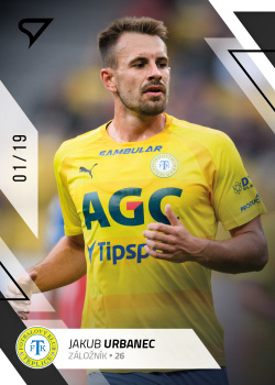 Jakub Urbanec Teplice SportZoo FORTUNA:LIGA 2022/23 1. serie Black /19 #185
