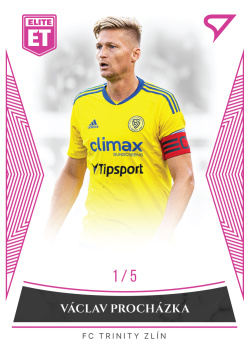Vaclav Prochazka Zlin SportZoo FORTUNA:LIGA 2022/23 1. serie Elite Team /5 #ET-27