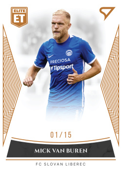 Mick Van Buren Liberec SportZoo FORTUNA:LIGA 2022/23 1. serie Elite Team /15 #ET-22