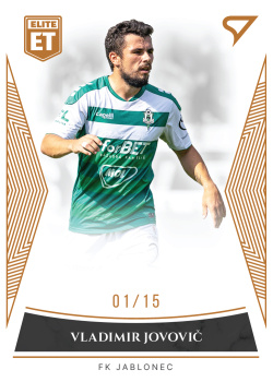 Vladimir Jovovic Jablonec SportZoo FORTUNA:LIGA 2022/23 1. serie Elite Team /15 #ET-30