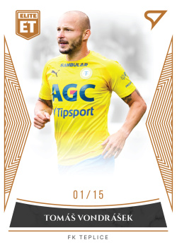Tomas Vondrasek Teplice SportZoo FORTUNA:LIGA 2022/23 1. serie Elite Team /15 #ET-34