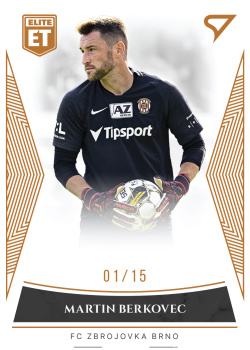 Martin Berkovec Brno SportZoo FORTUNA:LIGA 2022/23 1. serie Elite Team /15 #ET-35