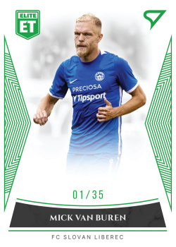 Mick Van Buren Liberec SportZoo FORTUNA:LIGA 2022/23 1. serie Elite Team /35 #ET-22