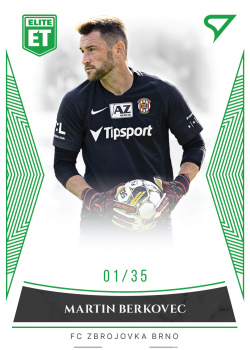 Martin Berkovec Brno SportZoo FORTUNA:LIGA 2022/23 1. serie Elite Team /35 #ET-35