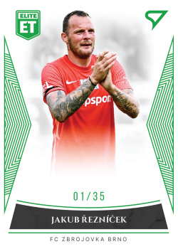 Jakub Reznicek Brno SportZoo FORTUNA:LIGA 2022/23 1. serie Elite Team /35 #ET-36