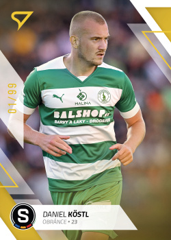 Daniel Kostl Bohemians Praha SportZoo FORTUNA:LIGA 2022/23 1. serie Gold /99 #167