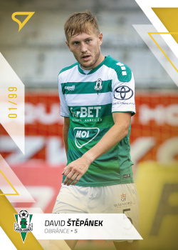David Stepanek Jablonec SportZoo FORTUNA:LIGA 2022/23 1. serie Gold /99 #155