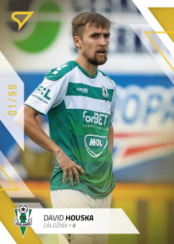 David Houska Jablonec SportZoo FORTUNA:LIGA 2022/23 1. serie Gold /99 #156
