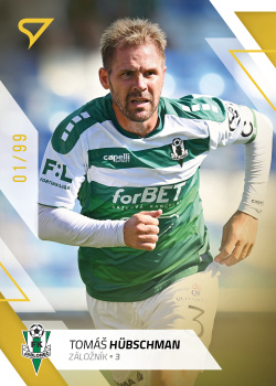 Tomas Hubschman Jablonec SportZoo FORTUNA:LIGA 2022/23 1. serie Gold /99 #157