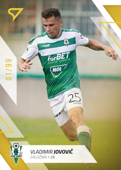 Vladimir Jovovic Jablonec SportZoo FORTUNA:LIGA 2022/23 1. serie Gold /99 #158