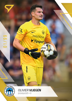 Olivier Vliegen Liberec SportZoo FORTUNA:LIGA 2022/23 1. serie Gold /99 #103