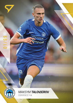 Maksym Talovjerov Liberec SportZoo FORTUNA:LIGA 2022/23 1. serie Gold /99 #108