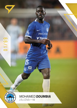 Mohamed Doumbia Liberec SportZoo FORTUNA:LIGA 2022/23 1. serie Gold /99 #110