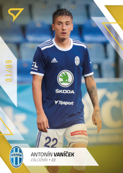 Antonin Vanicek Mlada Boleslav SportZoo FORTUNA:LIGA 2022/23 1. serie Gold /99 #89