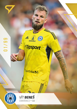 Vit Benes Sigma Olomouc SportZoo FORTUNA:LIGA 2022/23 1. serie Gold /99 #92