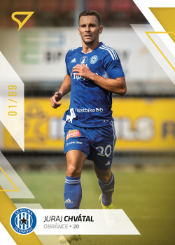 Juraj Chvatal Sigma Olomouc SportZoo FORTUNA:LIGA 2022/23 1. serie Gold /99 #93
