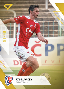 Kamil Vacek Pardubice SportZoo FORTUNA:LIGA 2022/23 1. serie Gold /99 #136