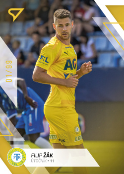 Filip Zak Teplice SportZoo FORTUNA:LIGA 2022/23 1. serie Gold /99 #186