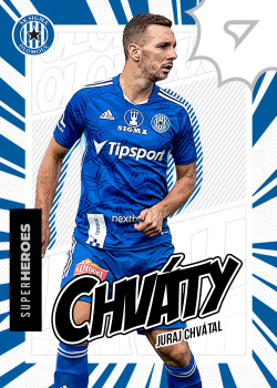 Juraj "Chvaty" Chvatal SportZoo FORTUNA:LIGA 2022/23 1. serie Super Heroes #SH-10