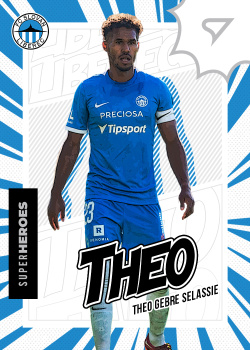 Theo "Theo" Gebre Selassie SportZoo FORTUNA:LIGA 2022/23 1. serie Super Heroes #SH-11